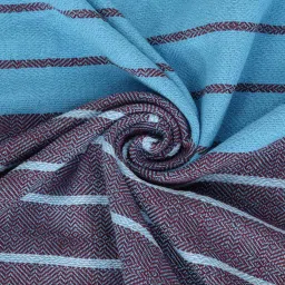 Klotthe Blue Cotton 210 TC Single Bedsheet Set image 4