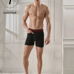 LUX Venus Assorted Cotton Pocket Trunks - Pack of 7 image 1