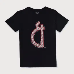 Gini & Jony Kids Navy Printed T-Shirt image 1