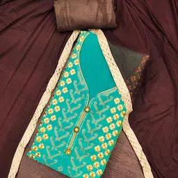 Maroosh Ethnic Motifs Embroidered Unstitched Dress Material-image-47