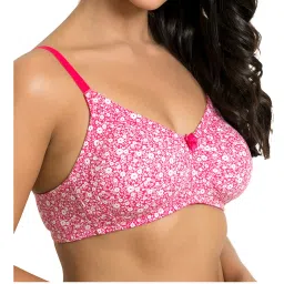 Rosaline by Zivame Pink Non-Wired Non Padded Bra image 4