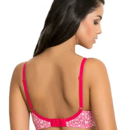 Rosaline by Zivame Pink Non-Wired Non Padded Bra image 2