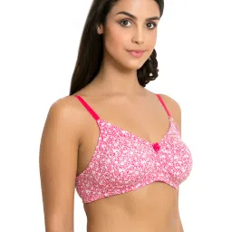 Rosaline by Zivame Pink Non-Wired Non Padded Bra image 3