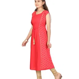 Aarika Kids Pink Printed Kurti image 3