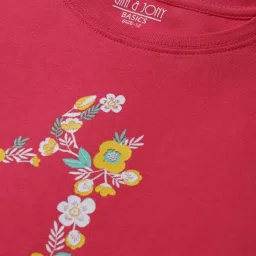 Gini & Jony Kids Red Printed Top image 3