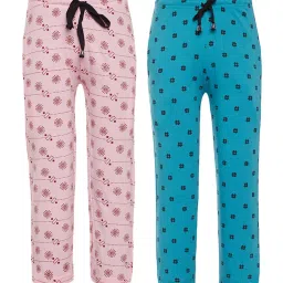 Vimal Jonney Kids Multicolor Printed Trackpants - Pack of 2 image 1