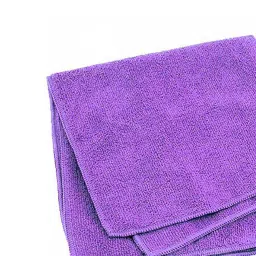 Unispun 40x40 cm 330 GSM Purple Microfiber Cloth Pack of 24 Pcs image 3