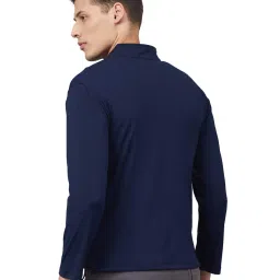 Chkokko Navy Regular Fit Sports Jacket image 2