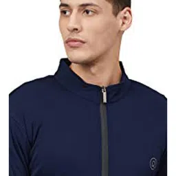 Chkokko Navy Regular Fit Sports Jacket image 4