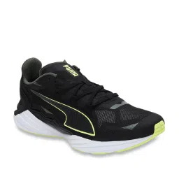 Puma Men's UltraRide Black Running Shoes image 2