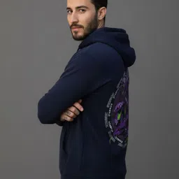 STARFOX Graphic Printed Hooded Graphic Sweatshirt image 3