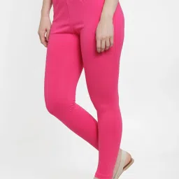 Gracit Pink Regular Fit Leggings image 2
