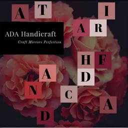 ADA Handicraft Black & Gold-Toned Self Design Wooden Wall Photo Frame image 2