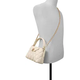 Aldo TRIRADERR Womens Beige Top Handle Handbag With Detachable Strap image 4