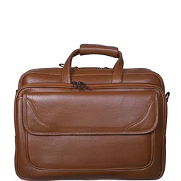 Calvadoss Men Textured Leather Laptop Bag-picture-40