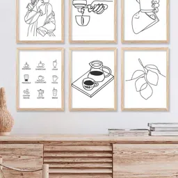 WALLLANE Brown Abstract Wall Paintings image 2