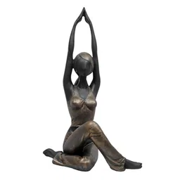 Ashnam Black Lady Yoga Figurine Showpiece-image-8