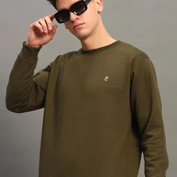 THE CASUALS Men Printed Full Sleeve Round Neck Sweatshirt image 4