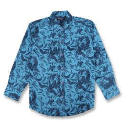 Gini & Jony Full Sleeves Cotton Printed Shirt - Blue-picture-27