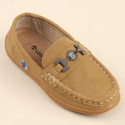 Cute Walk by Babyhug Slip On Formal Loafers - Brown image 3