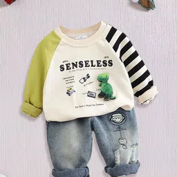 FOREVER FRIDAY Boys Printed T-shirt with Trousers-picture-16
