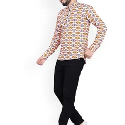 Valencia Fashion Men Ethnic Motifs Printed Indie Prints Kurta image 5