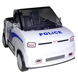 Sanjary Police Patrol Friction Van for Kids Door Both Sides Manual Open for kids color design may vary image 4