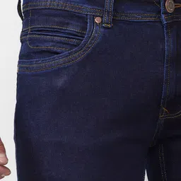 Peter England Casuals Men Navy Blue Slim Fit Jeans image 5