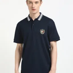 Tommy Hilfiger Dark Night Navy Regular Fit Polo T-Shirt image 1