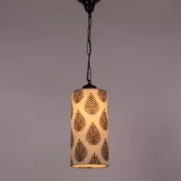 Tucasa TC-156 25 Inch Tropical Print Hanging Lights with Metal Base image 4