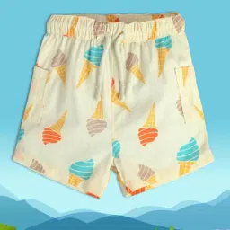MINIKLUB White Baby Boys Shorts-image-51