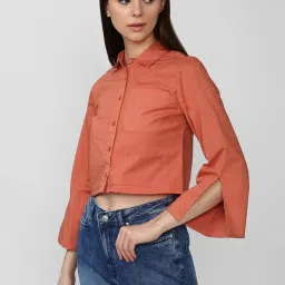 Forever 21 Rust Regular Fit Shirt image 1