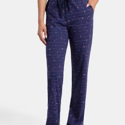 Jockey RX88 Women's Super Combed Cotton Printed Pyjama with Side Pockets image 1