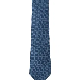 Allen Solly Blue Embroidered Formal Tie image 1