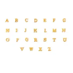 Accessorize London Women's Z Real Gold Plated Initial Stud Earring Letter K image 2