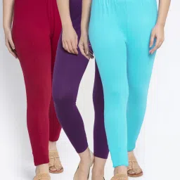 Gracit Multicolor Regular Fit Leggings image 1
