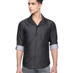 Forever 21 Dark Grey Full Sleeves Shirt-image-8