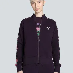 Puma Purple Printed Jacket image 1
