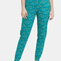 Zivame Green Printed Pyjamas-picture-18