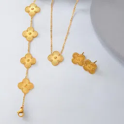 Jewels Galaxy Gold-Plated Jewellery Set image 5