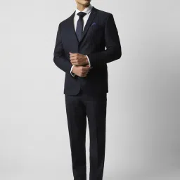 Van Heusen Navy Slim Fit Two Piece Suits image 1
