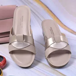 Ronnie Grey Women's Nude Casual Wedges-image-95