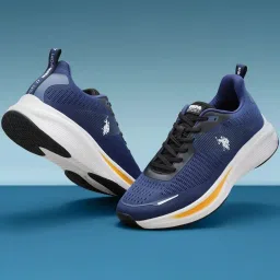 U.S. Polo Assn. Men's Navy Running Shoes image 1