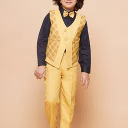 Aj DEZInES Boys 2-Piece Checked Suit Set-picture-11