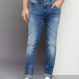 Tommy Hilfiger Light Blue Cotton Slim Fit Jeans image 1