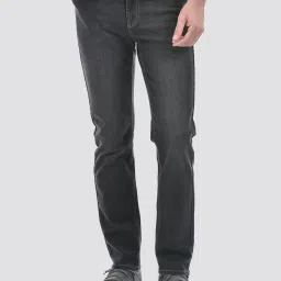 NUMERO UNO Washed Black Faded Mid Rise Slim Fit Solid Stretchable Jeans image 1