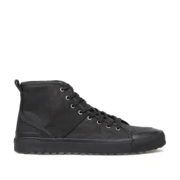 Bata Men's Black Ankle High Sneakers image 2