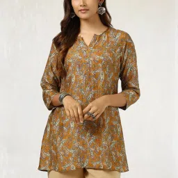 Soch Yellow Printed Tunic image 1