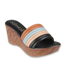 Catwalk Women's Wall St Boho Chic Multicolor Wedges image 1