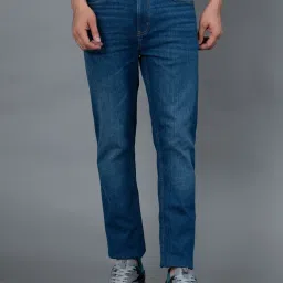Red Tape Dark Blue Regular Fit Jeans image 1